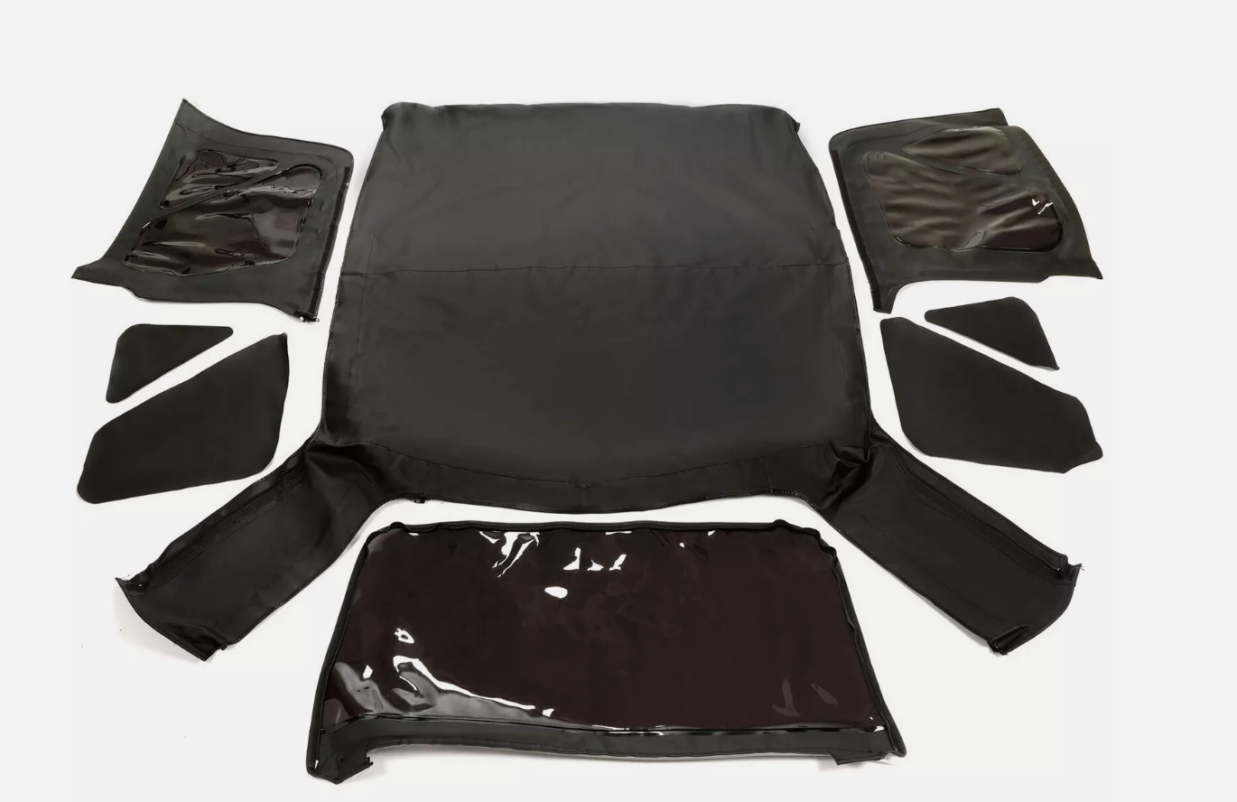 ტენტი WRANGLER 1997-2006 შავი (2 კარიანი)